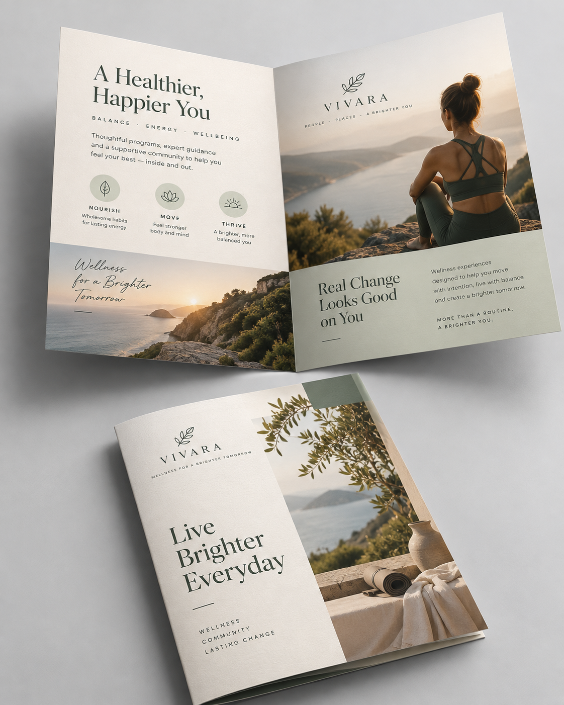 Custom Folded Brochures — Premium Marketing Brochures with Same-Day Delivery
