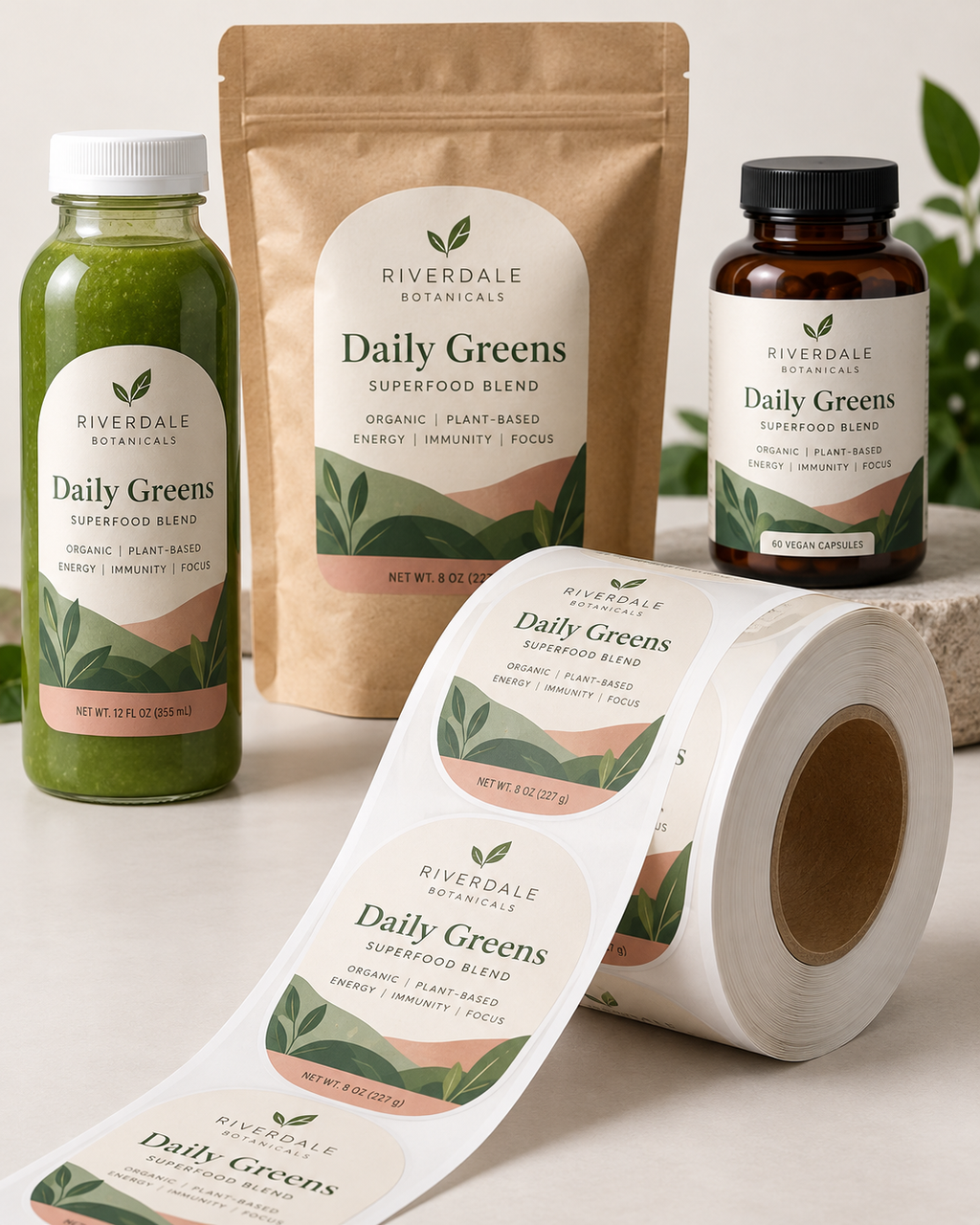 Custom Product Labels — Roll-Format Premium Labels for CPG & Brands