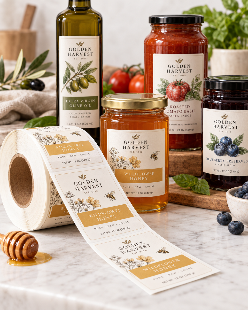 Custom Product Labels — Roll-Format Premium Labels for CPG & Brands