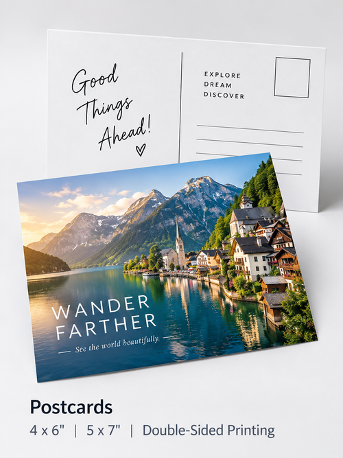 Custom Postcards — Premium Printing with Same-Day Delivery
