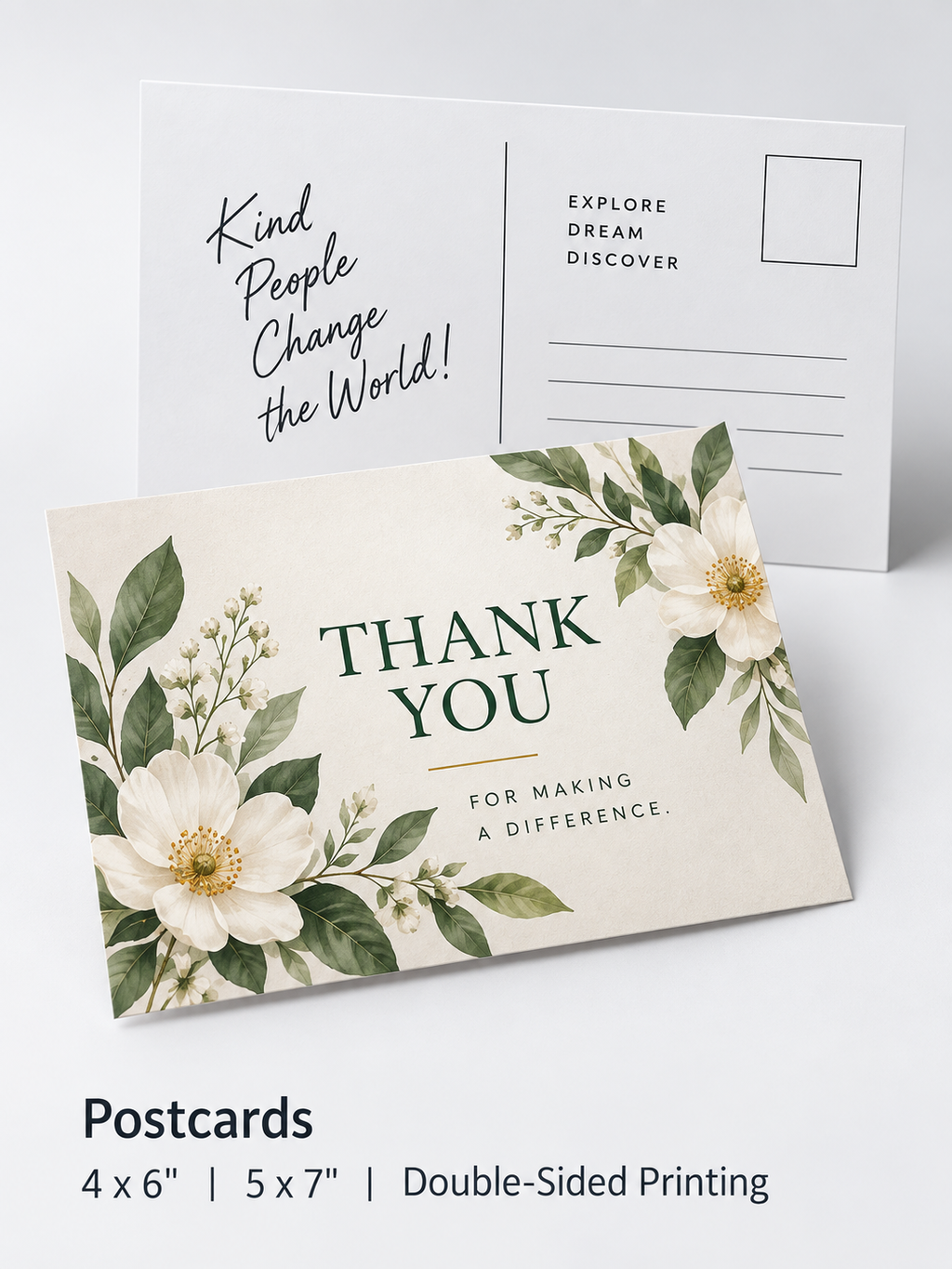 Custom Postcards — Premium Printing with Same-Day Delivery
