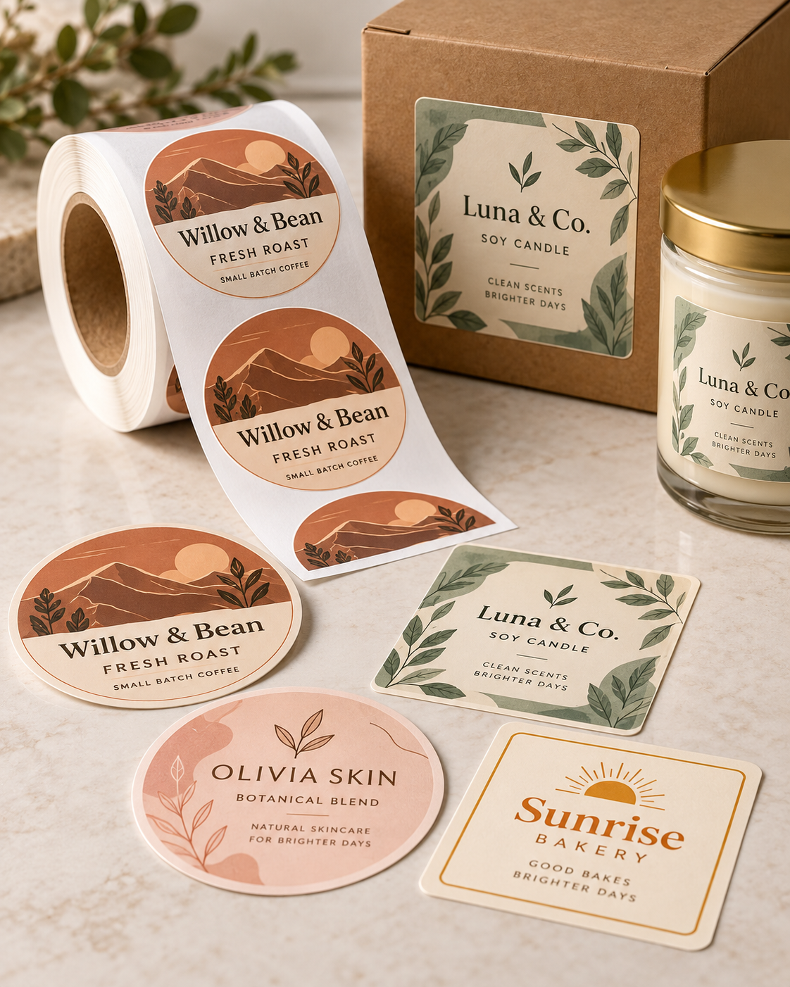 Custom Product Labels — Roll-Format Premium Labels for CPG & Brands
