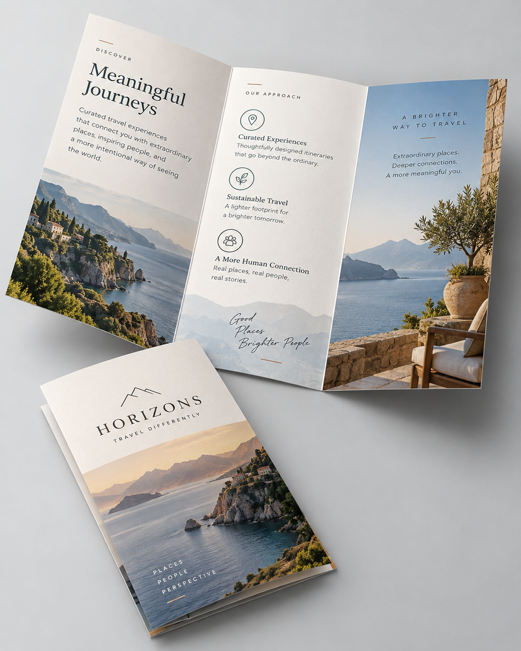 Custom Folded Brochures — Premium Marketing Brochures with Same-Day Delivery