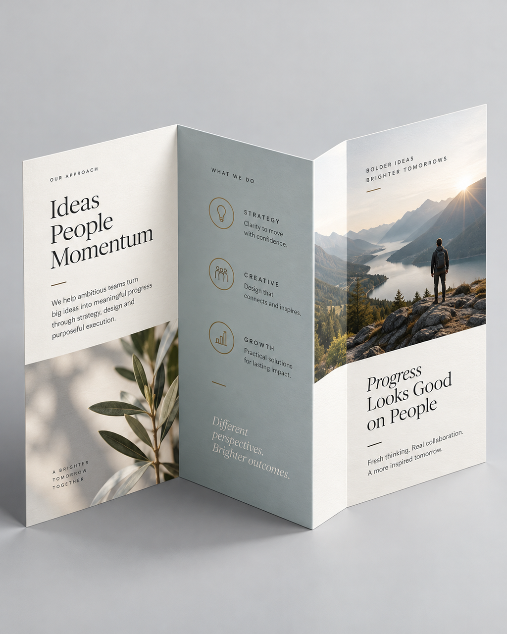 Custom Folded Brochures — Premium Marketing Brochures with Same-Day Delivery