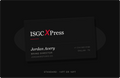Premium custom business card printed by ISGCxPress in DFW